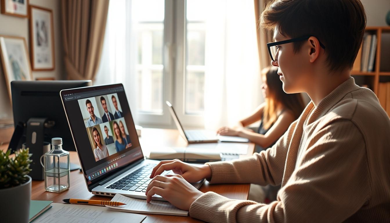 Structured study materials and learning resources on a desk